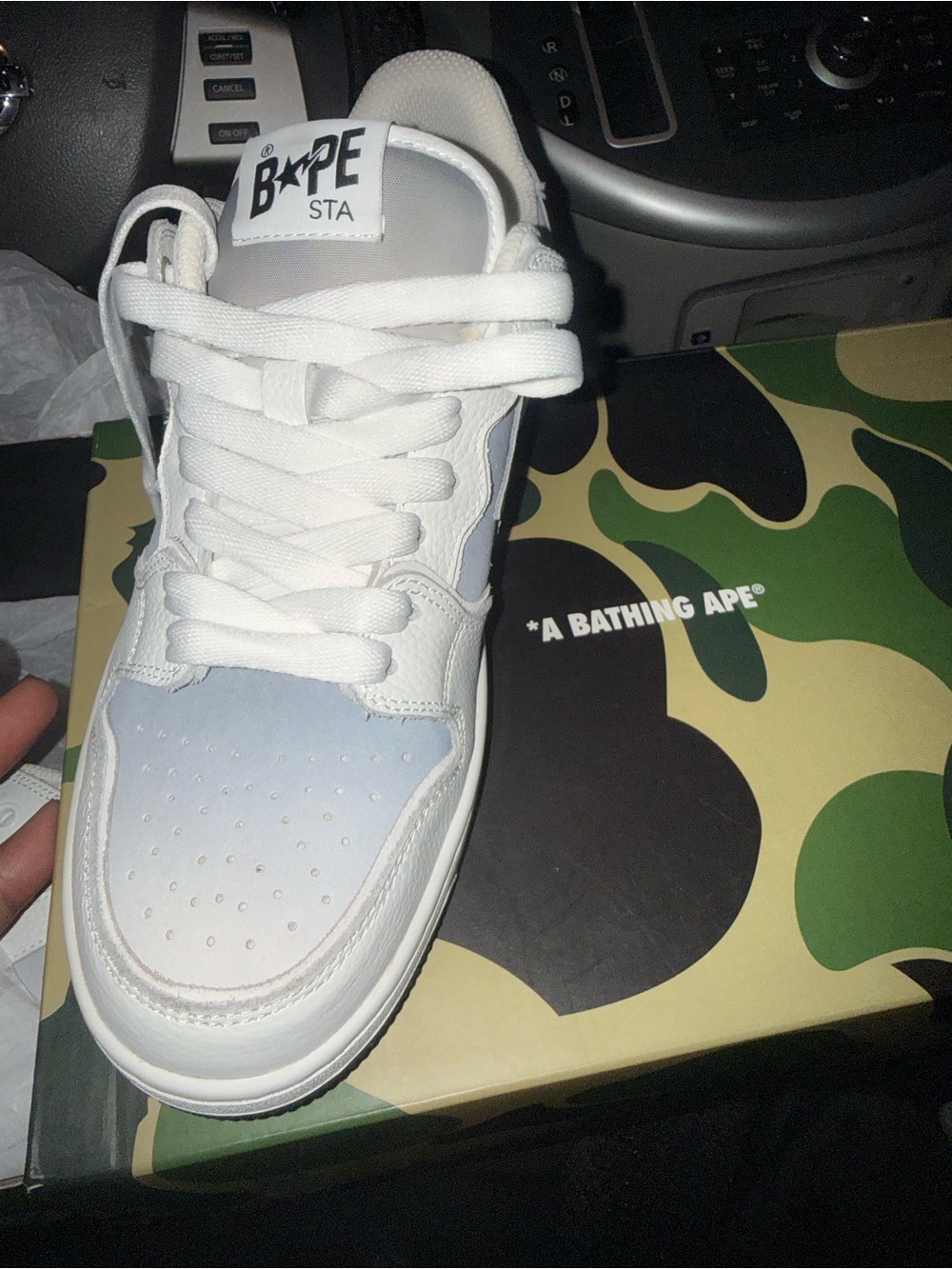 BapeSta White Men’s Sneakers